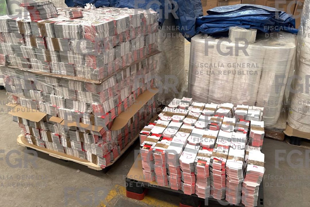 Cigarros asegurados en fábrica clandestina